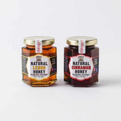 Natural Lemon and Natural Cinnamon Honey Bundle Pack - Here Here Market