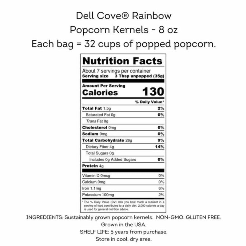Rainbow Popcorn Kernels - Multi Colored Popcorn - Here Here Market