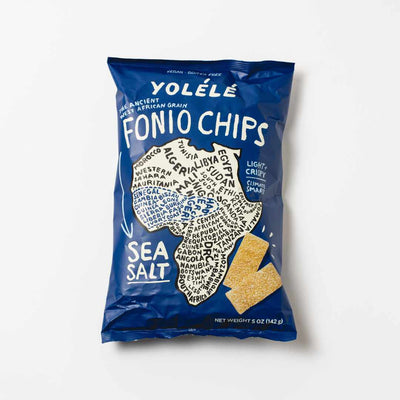Sea Salt Fonio Chips - Here Here Market