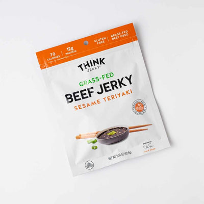 Sesame Teriyaki 100% Grass-Fed Beef Jerky - Here Here Market