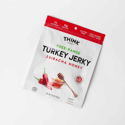 Sriracha Honey Free-Range Turkey Jerky - Here Here Market