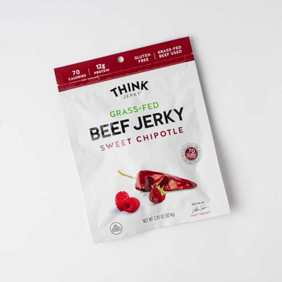 Sweet Chipotle 100% Grass-Fed Beef Jerky - Here Here Market