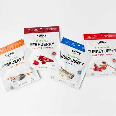 Think Jerky Bundle Pack of 4 - Here Here Market