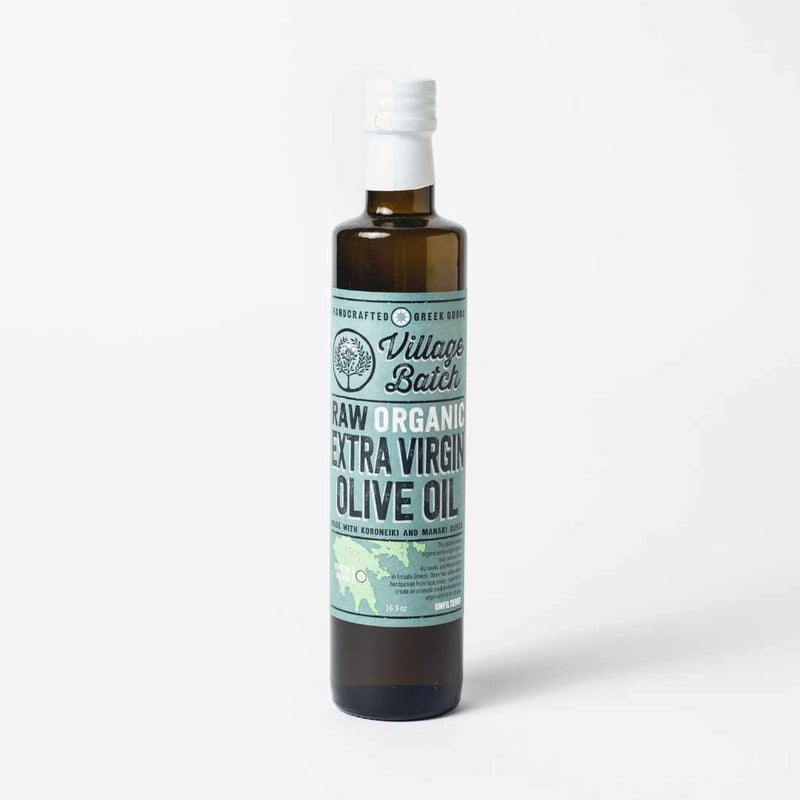 Raw Organic Extra Virgin Olive Oil by Village Batch