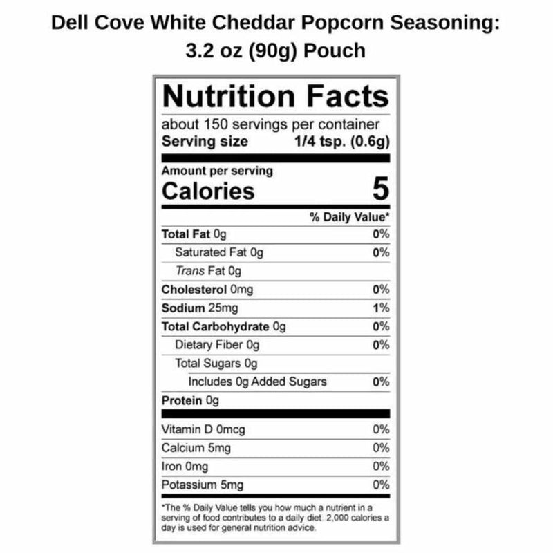 White Cheddar Popcorn Seasoning - Here Here Market