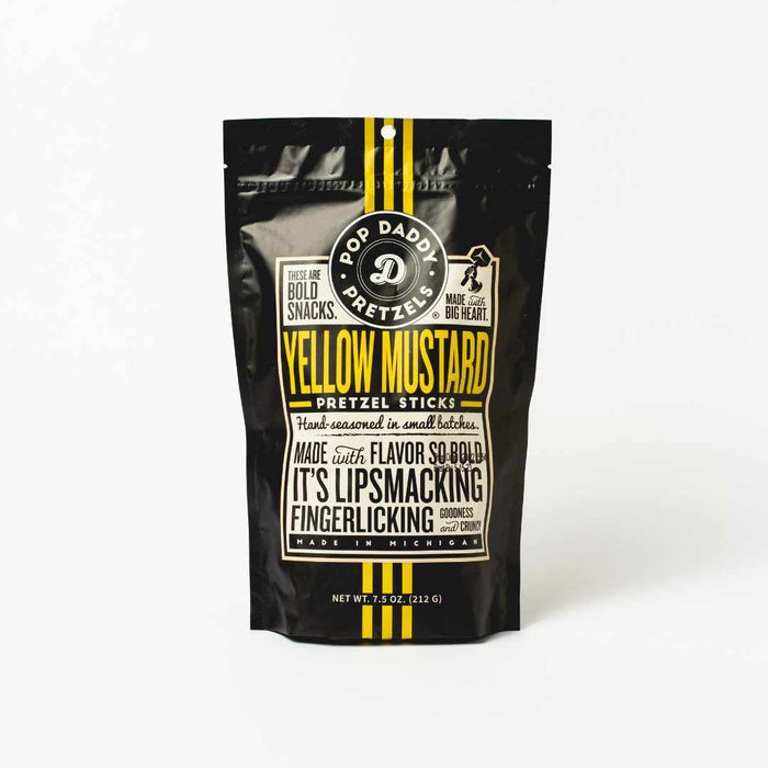 Yellow Mustard Seasoned Pretzels