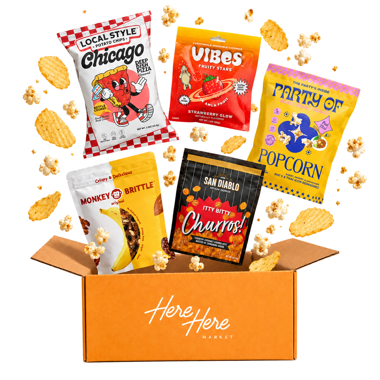 Good snacks, delivered to your door.